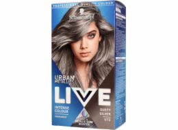 Schwarzkopf Live Urban Metallics č. U72 zaprášená stříbrná