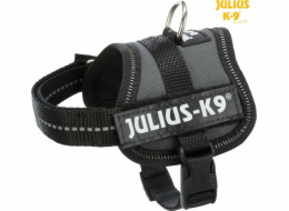 Postroj Trixie Julius-K9® Powerharness®, pes, antracit, Baby 1/XS: 30–40 cm/18 mm