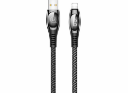 Usams USB-A – Lightning kabel 1,2 m černý (63783-uniw)