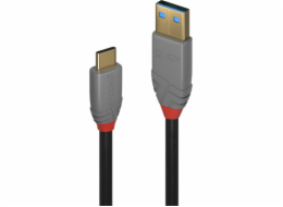 Lindy USB-A – USB-C USB kabel 1,5 m šedý (36912)