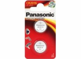 Baterie Panasonic Lithium Power CR2016 90mAh 2 ks.