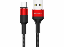 Usams USB-A - USB-C kabel USB 1,2 m černý (SJ221TC02)