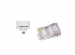 Gembird RJ45 zástrčka, průchozí, UTP, kat. 5e, 8P8C, 50-balení (LC-PTU-01/50)