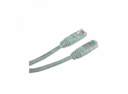 Logo Patchcord UTP, Cat.5e, 0,5m, šedá (2588)