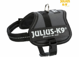 Trixie Julius-K9® Powerharness® postroj, pes, antracit, Baby 2/XS–S: 33–45 cm/18 mm