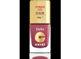 Delia Cosmetics Coral Hybrid Gel Nail email č. 18 marsala 11ml