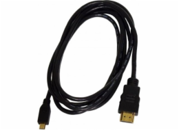 Art HDMI Micro - HDMI kabel 1,8 m černý (KABHDEM/HDE AL-OEM-38)