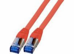 EFB Patchcord RJ45 S/FTP, Cat.6A, Cat7 TPE superflex, 0,15 m, červený