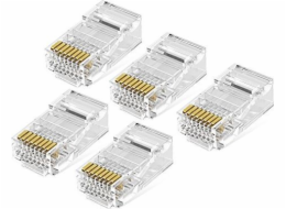 Ugreen UGREEN Ethernet RJ45 zástrčka, 8P/8C, Cat.5/5e, UTP (50 ks)