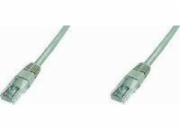 Gembird propojovací kabel RJ45, kat. 5e, UTP, 3m, šedý (PP12-3M)