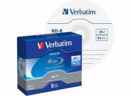 Verbatim BD-R 25 GB 6x 5 kusů (43836)