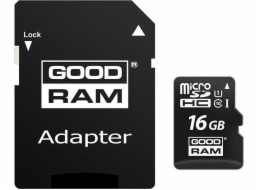 Karta GoodRam MicroSDHC 16 GB Class 10 UHS-I/U1 (M1AA-0160R12)