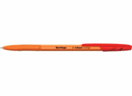 Berlingo Berlingo, kuličkové pero, červené, 50 ks, 0,7 mm, Tribase Orange