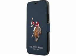 US Polo Assn US Polo USFLBKP12LPUGFLNV iPhone 12 Pro Max 6.7 tmavě modrá/námořnická kniha Polo Embroidery Collection