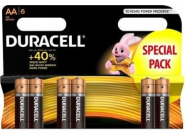 Baterie Duracell AA / R6 6 ks.