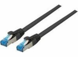 EFB Patchcord RJ45 S / FTP, kat. 6A, kat. 7 RohCable TPE superflex, 5m, černý (K5525FSW.5)