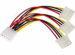 Akyga Molex - Molex x3, 0,15 m, vícebarevný (AK-CA-40)