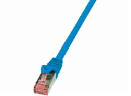 LogiLink Patchcord CAT.6 S/FTP 7,50 m, modrý (CQ2086S)