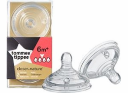 Tommee Tippee silikonový dudlík 6 m + 2 kusy (TT0092)