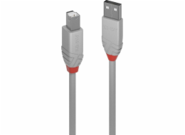 Lindy USB-A - USB-B USB kabel 3 m černý (36684)