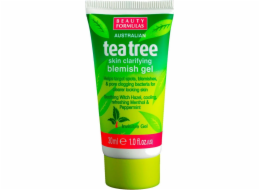 Beauty Formulas BEAUTY FORMULAS_Tea Tree Skin Clarifying Blemish Gel bodové ošetření na pupínky 30 ml