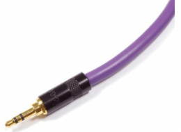 Melodika Jack 3,5mm - Jack 3,5mm kabel 0,75m fialový