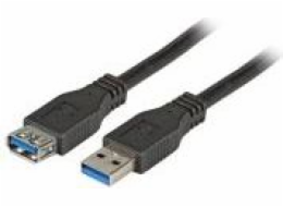 EFB USB kabel USB-A – USB-A 1 m černý (K5268SW.1)