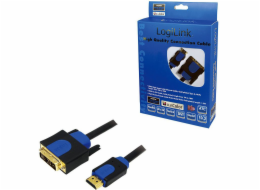 LogiLink HDMI - DVI-D kabel 10m modrý (CHB3110)