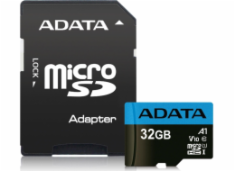 Karta ADATA Premier MicroSDHC 32 GB Class 10 UHS-I/U1 A1 V10 (AUSDH32GUICL10A1-RA1)