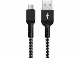 Maclean USB-A - microUSB kabel 1 m černý (MCE473)