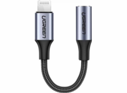 Ugreen US211 Lightning USB adaptér – Jack 3,5 mm černý (30756)