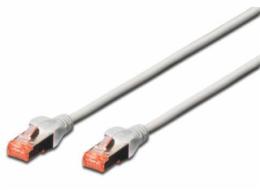 Digitus Patchcord CAT 6 S/FTP, 10m, šedý 5 kusů (DK-1644-100-5)