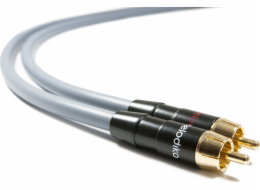 Melodika RCA (Cinch) x2 - RCA (Cinch) x2 kabel 0,75m šedý