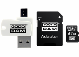 Karta GoodRam All in One MicroSDXC 64 GB Class 10 UHS-I/U1 (M1A4-0640R12)