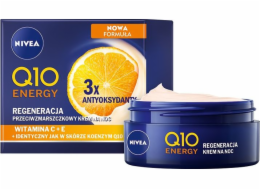 Nivea Q10 Energy noční krém proti vráskám 50 ml