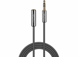 Lindy Jack 3,5mm kabel - Jack 3,5mm 1m stříbrný (35327)