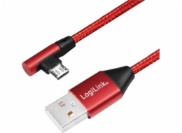 LogiLink USB-A - microUSB USB kabel 1 m červený (CU0150)