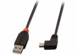 Lindy USB-A - miniUSB USB kabel 0,5 m černý (31970)