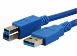 MediaRange USB-A – USB-B kabel USB 1,8 m modrý (MRCS144)