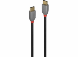 Lindy USB-C - USB-C USB kabel 3 m Černošedý (36873)