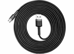 Baseus USB-A - microUSB USB kabel 3 m Černošedý (6953156296374)