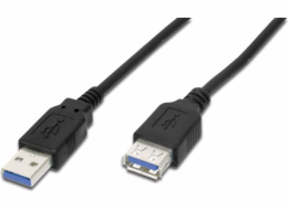 Digitus USB-A – USB-A kabel USB 1,8 m černý (AK112330)