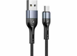 Usams USB-A - microUSB USB kabel 1 m černý (SJ450ZJ01)