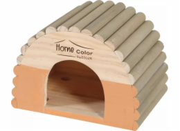 Dřevěný domek Zolux Home Color z kulatiny S 150x210x150 mm