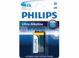 Baterie Philips Ultra 9V Block 1 ks.