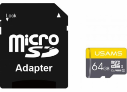 Karta Usams MicroSDHC 64GB Class 10 U1 (ZB119TF01)