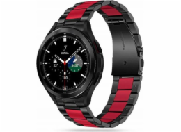 Tech-Protect náramek Tech-protect nerezové hodinky Samsung Galaxy Watch 4 40/42/44/46 mm černá/červená