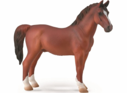 Figurka Collecta Stallion Hackey, kaštan