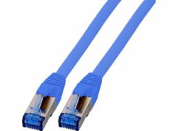 EFB Patchcord RJ45 S / FTP, kat. 6A, kat. 7 Surový TPE superflex kabel, 1m, modrý (K5525FBL.1)