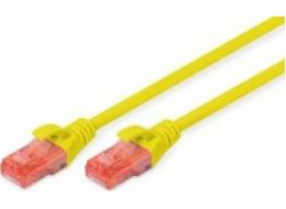 Digitus DIGITUS CAT 6 UTP patch kabel PVC AWG 26/7 délka 7m Barva žlutá